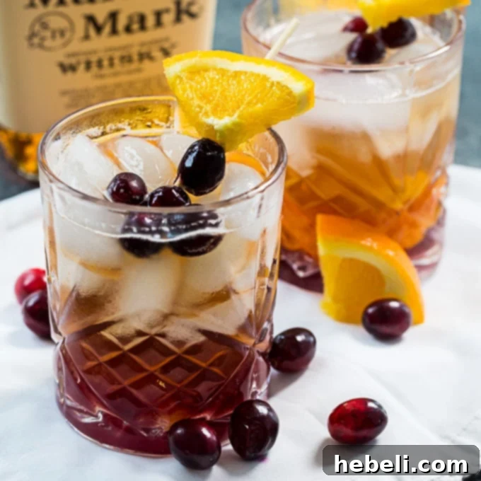 Cranberry Old-Fashioned