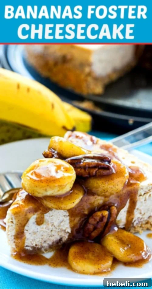 Decadent Bananas Foster Cheesecake 7 Bananas Foster Cheesecake #mardigras #dessert #southernfood