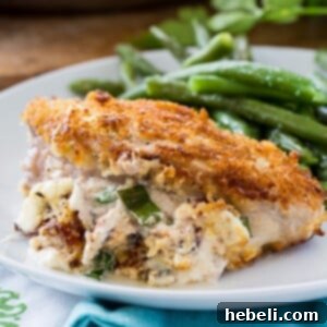 Garlic Parmesan Stuffed Pork Chops