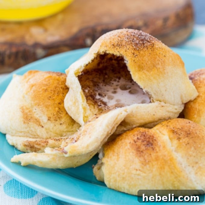 Miracle Morning Rolls 2 Delicious Resurrection Rolls made with crescent roll dough and marshmallows, perfect for Easter.