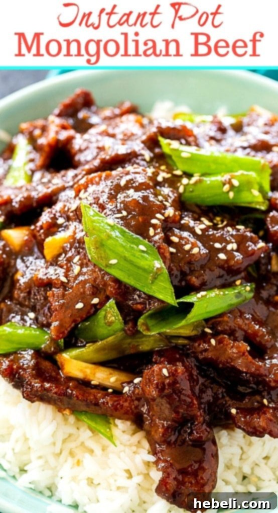 Instant Pot Mongolian Beef 