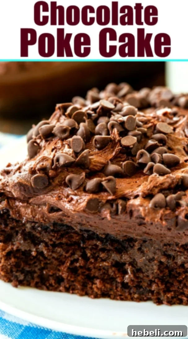 Chocolate Poke Cake