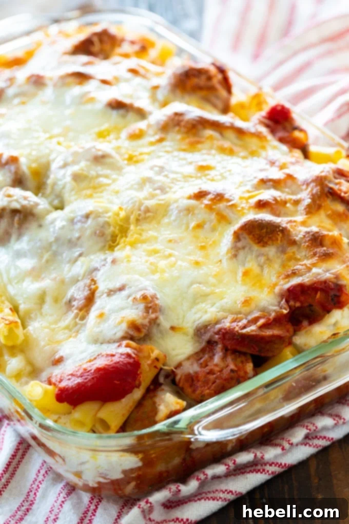Baked Ziti with Italian Sausage