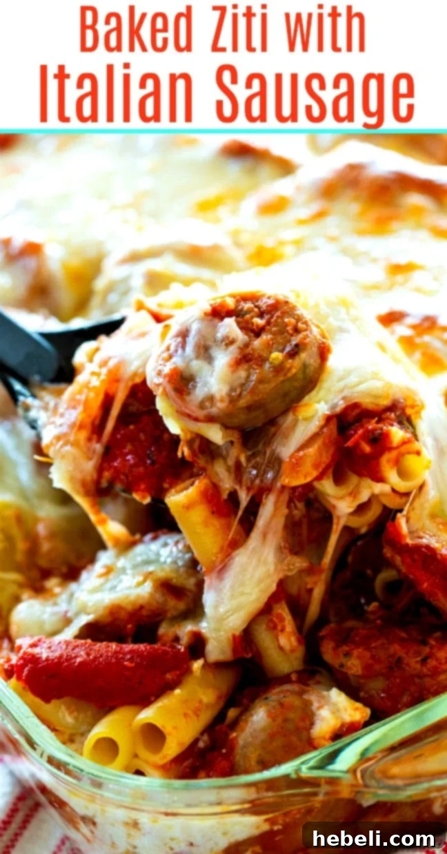 Baked Ziti with Italian Sausage