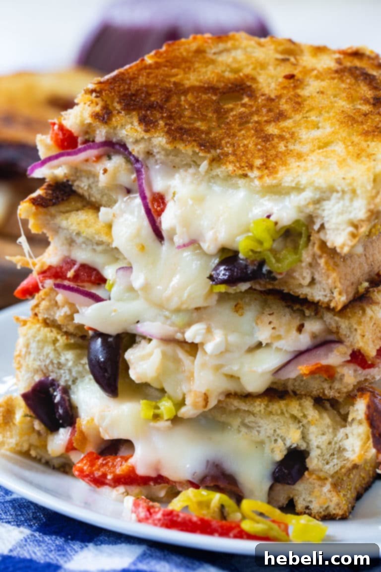 Greek Grilled Cheese