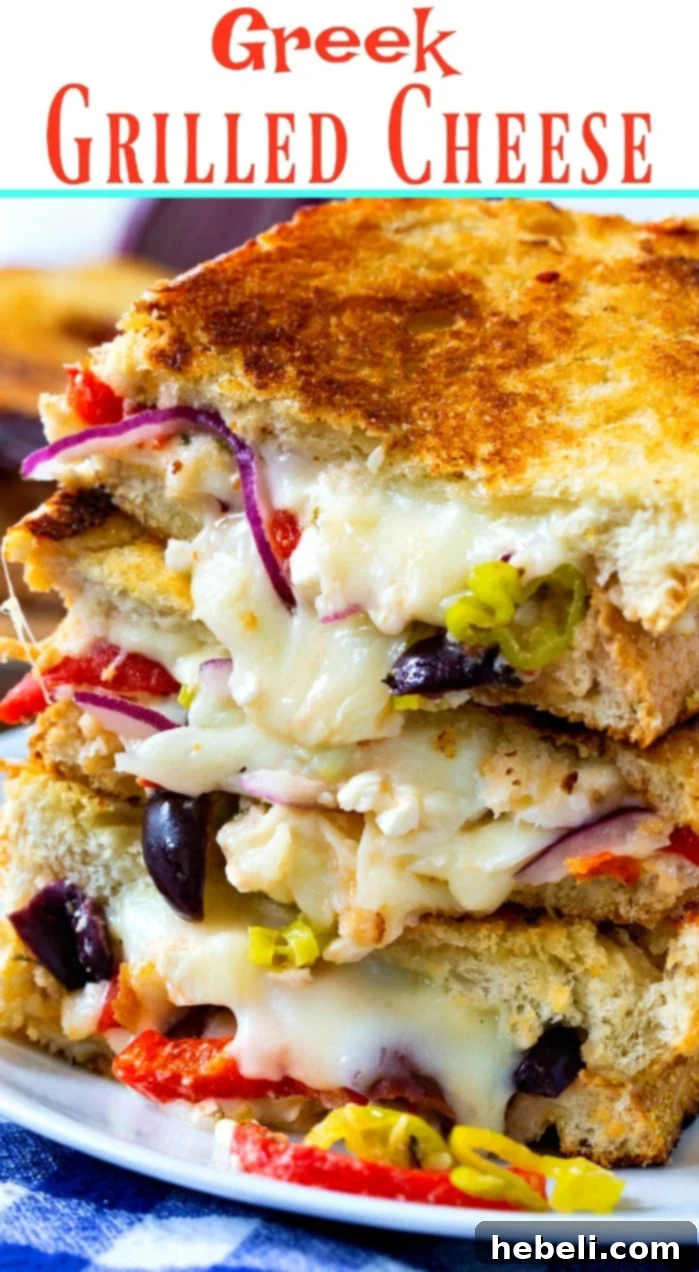 Greek Grilled Cheese
