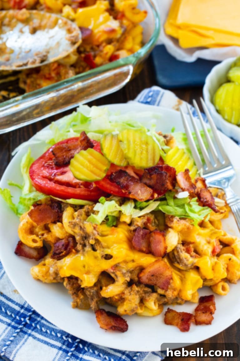 Bacon Cheeseburger Casserole