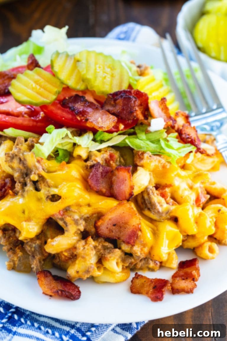 Bacon Cheeseburger Casserole