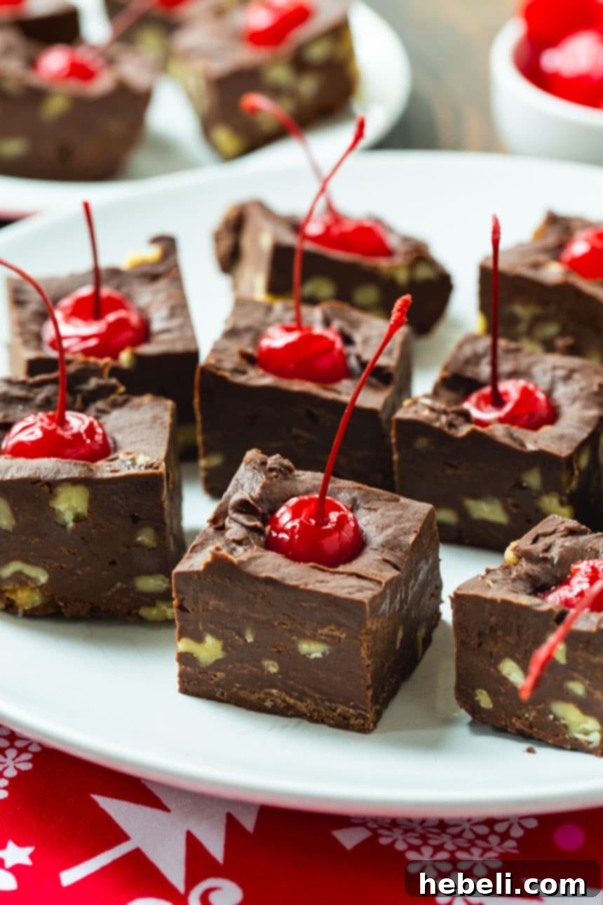 Blissful Cherry Fudge 3 Merry Cherry Fudge