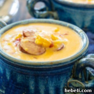 Smoky Sausage Nacho Potato Chowder 5 Easy Nacho Potato Soup with Smoked Sausage