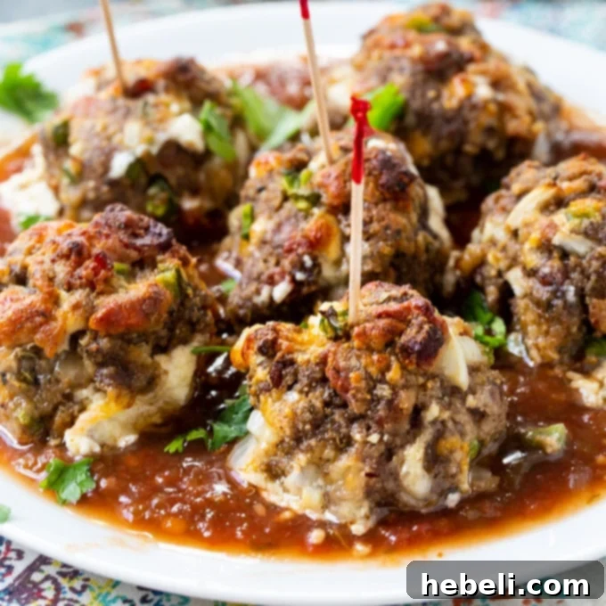 Jalapeno Popper Meatballs