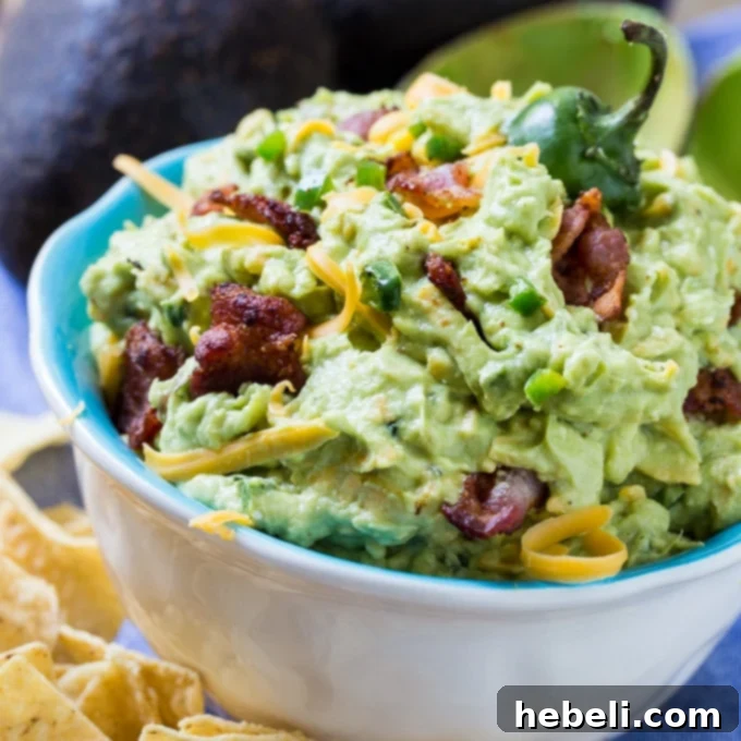 Jalapeno Popper Guacamole