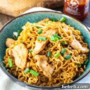 Spicy Pork Ramen in a bowl, ready to be served.