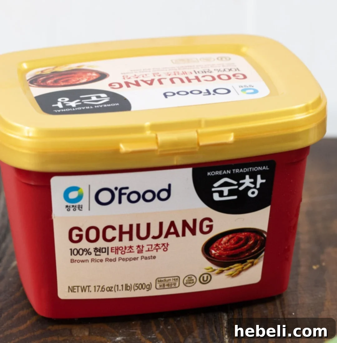 Tender Slow Cooker Korean Beef 3 Gochujang Sauce