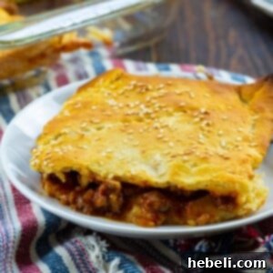 Sloppy Joe Crescent Squares ready to eat