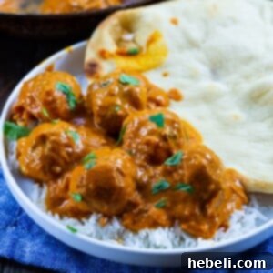 Butter Chicken Meatballs