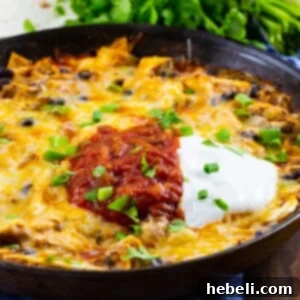 Smoky Chipotle Chicken Enchilada Skillet 6 Chipotle Chicken Enchilada Skillet