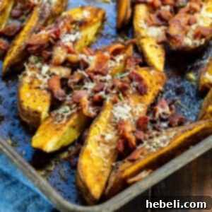 Finished Bacon Parmesan Steak Fries