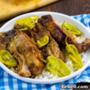 Finished Slow Cooker Mississippi Country Ribs