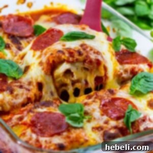 Finished Pepperoni Lasagna Roll-Ups