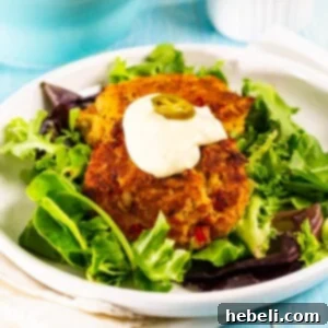Zesty Bayou Salmon Fritters 6 Finished Cajun Salmon Cakes with Jalapeño Mayonnaise