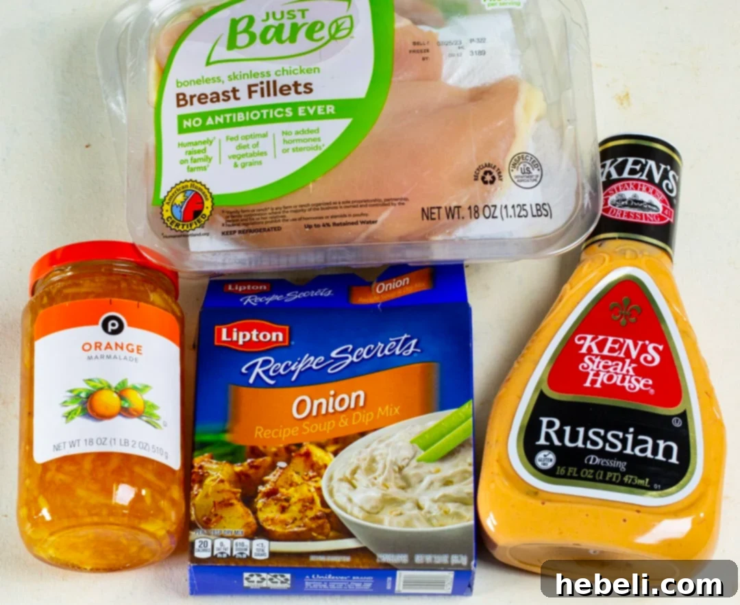 Ingredients needed for recipe.