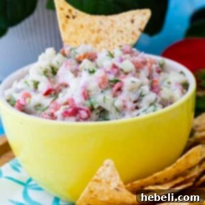 Creamy Cucumber Salsa, a garden-fresh delight.