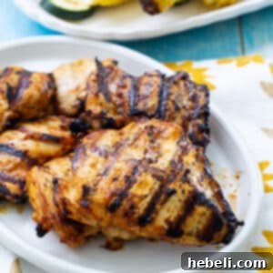 Smoky Tangy Grilled Chicken 7 Finished BBQ Mayo Marinated Grilled Chicken, ready to be served.