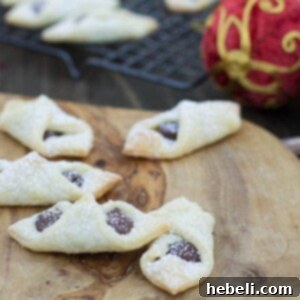 Nutella-Filled Bowtie Delights 2 Bowtie Cookies with Nutella