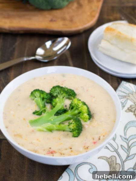 Queso-Broccoli Potato Soup