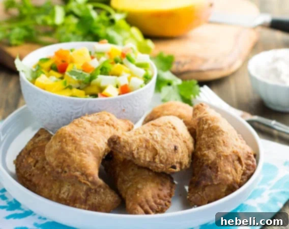 Caribbean Golden Patties 2 Golden, crispy West Indies Patties ready to be served