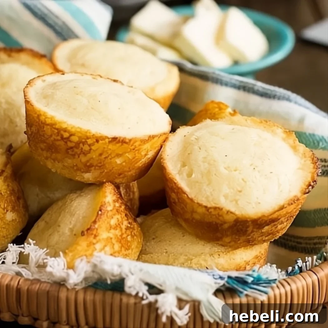 Tangy Golden Cornbread Muffins 2 Delicious Buttermilk Cornbread Muffins piled high in a rustic basket, ready to be enjoyed.