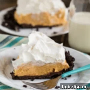 Pumpkin Chocolate Icebox Pie Recipe Image
