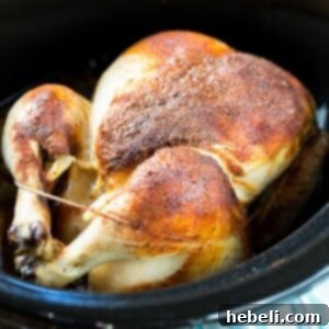 Slow Cooker Spiced Whole Chicken