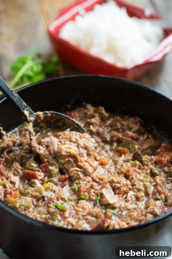 Hearty Pulled Pork and Tasso Gumbo 3 Delicious Pulled Pork and Tasso Gumbo for Mardi Gras celebration