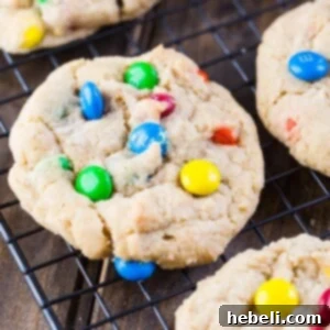 Perfect Soft & Chewy M&M Cookies 5 Soft and Chewy M&M Cookies