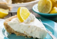 Zesty No-Bake Lemon Pie