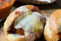 Hearty Slow Cooker Meatball Sandwiches