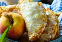 Golden Crispy Peach Turnovers