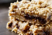 Oatmeal Caramel Bars