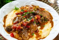 Savory Medallions and Creamy Grits