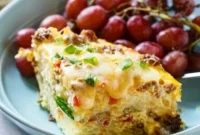 Spicy Slow Cooker Brunch Bake