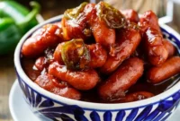 Sweet & Tangy Slow Cooker Sausages