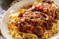 Rich Slow Cooker Short Rib Sauce