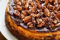 Brownie Bottom Turtle Cheesecake