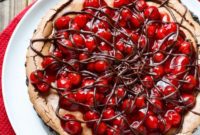 Cherry Chocolate Forest Tart