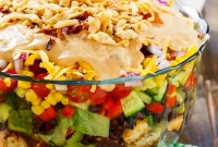 Ultimate Barbecue Ranch Cornbread Salad