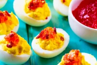Smoky Bacon & Sweet Heat Deviled Eggs