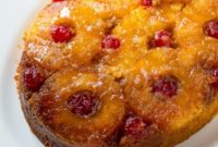 Slow Cooker Caramelized Pineapple Cake