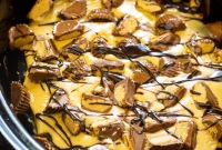 Decadent Slow Cooker Chocolate Peanut Butter Cake